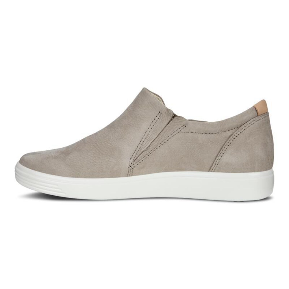 Slip On Mujer - ECCO Soft 7 - Grises - IXF941856